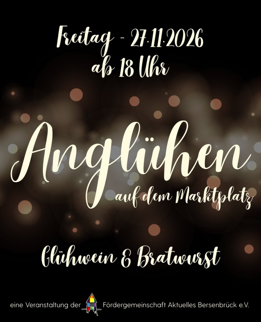 Plakat Anglühen 2026