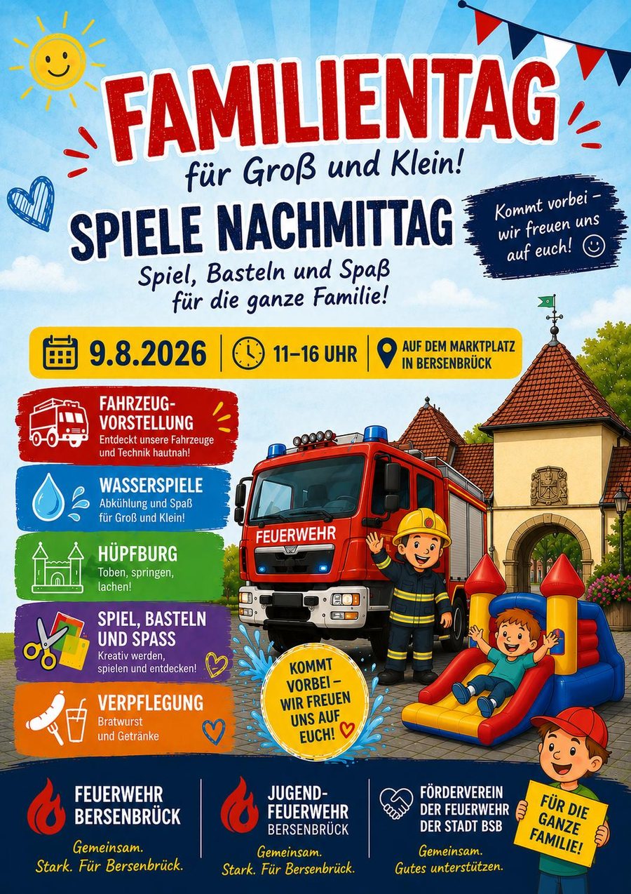Flyer Familientag & Spielenachmittag