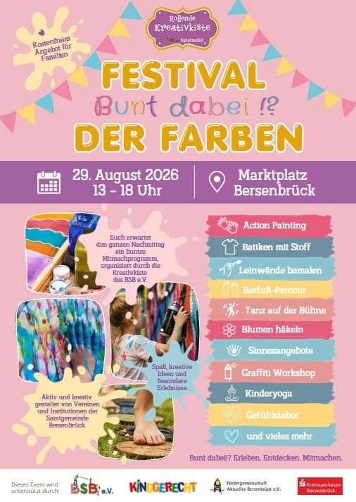 Flyer Festival der Farben